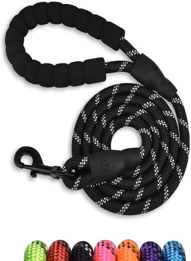Kelexx Strong Reflective Dog Leash for Small Medium Large Dogs - Heavy-Duty Rope Lead with Soft Padded Handle, 360° Tangle-Free Swivel Clip, Durable & Safe for Night Walking - Image 1
